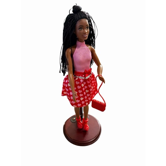 Mattel Other - Barbie Big CityDreams Doll African American Brooklyn Dressed Braided Hair Purse